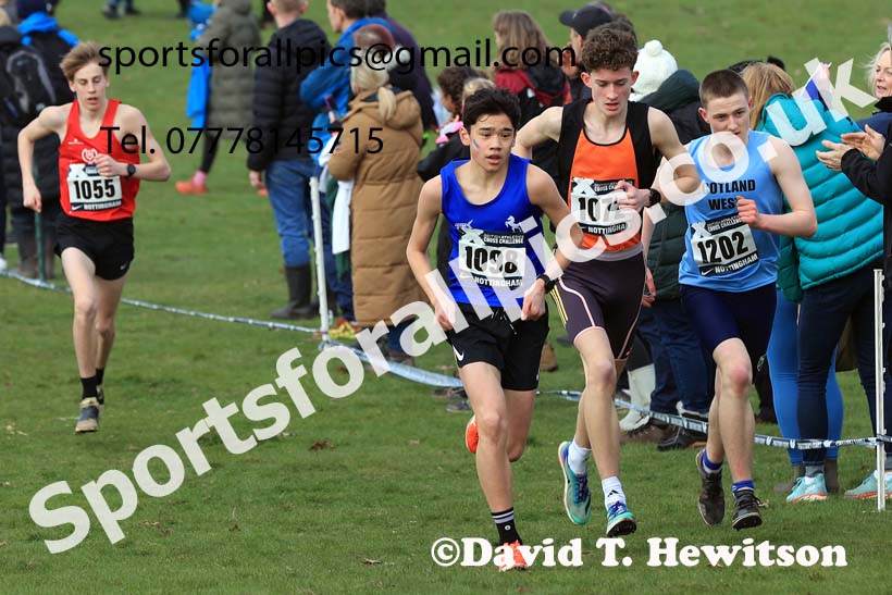 Boys Under-15s, 2024 CAU Inter Counties Cross Country Champs., Wollaton Park, Nottingham. Photo: David T. Hewitson/Sports for All Pics